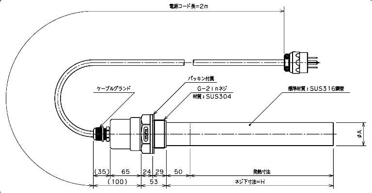 MINAMOTO插头法兰加热器